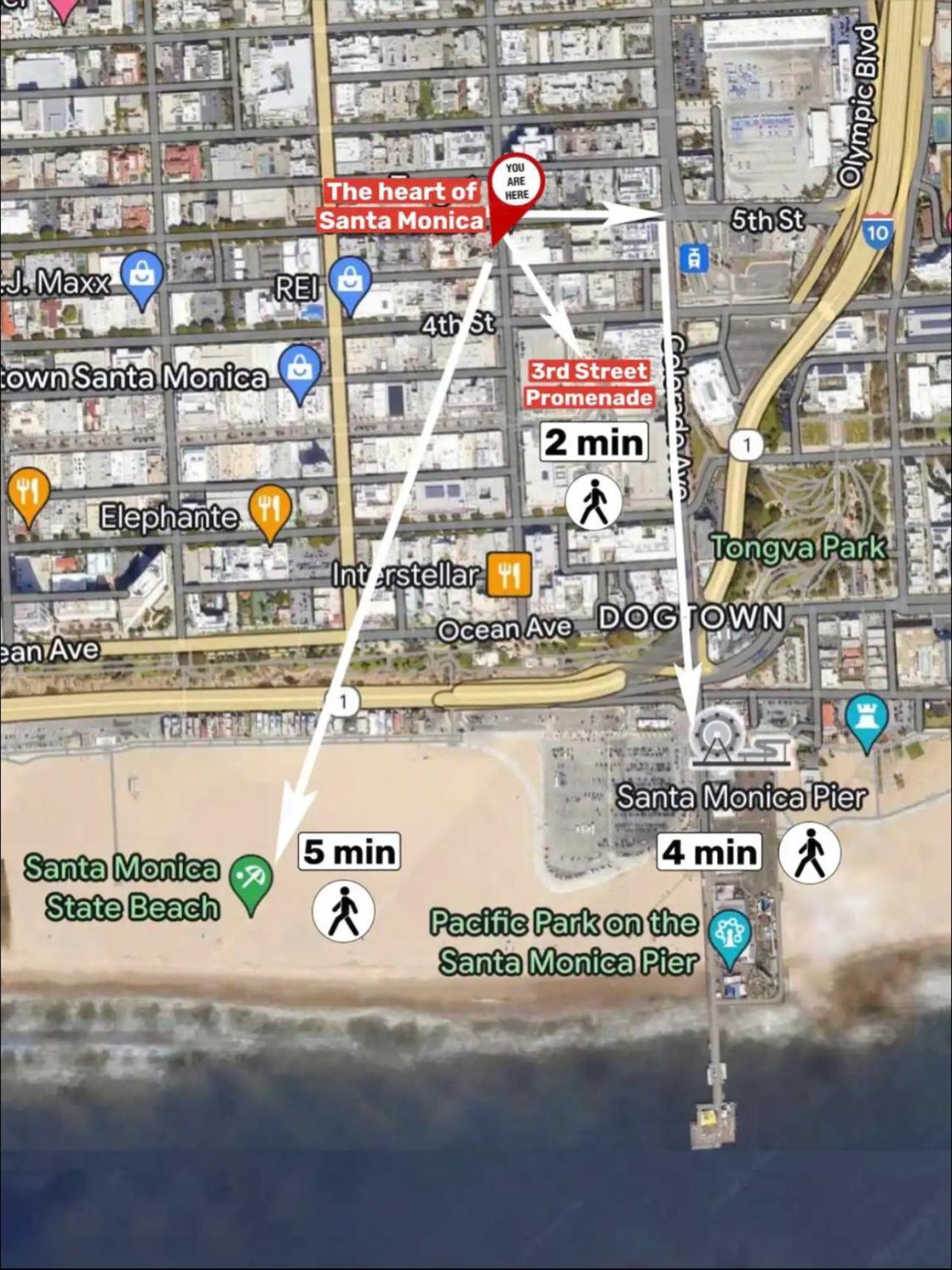 14 Santa Monica Gorgeous Apartment Лос-Анджелес Экстерьер фото